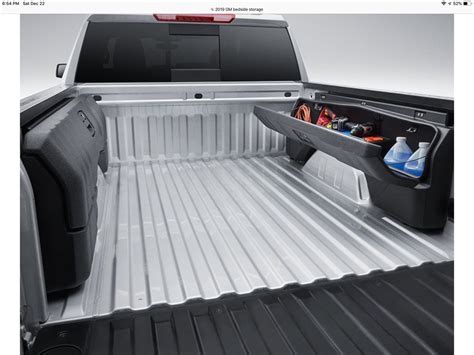 gmc metal bed storage box|gmc sierra storage box.